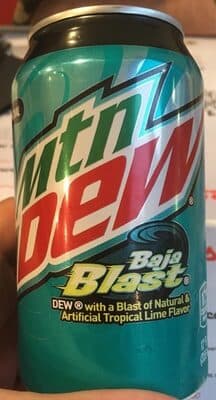 Baja blast a original tropical lime soda