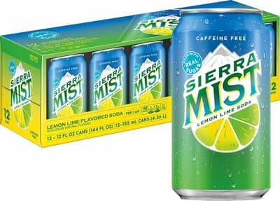 Lemon Lime Flavored Caffeine Free Soda