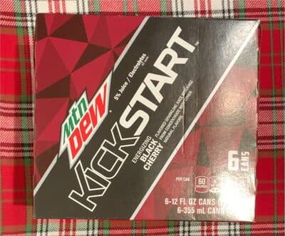 Energizing Black Cherry Flavored Sparkling Juice Beverage From Concentrate
