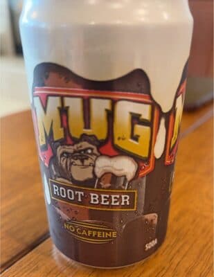 Mug root beer soda