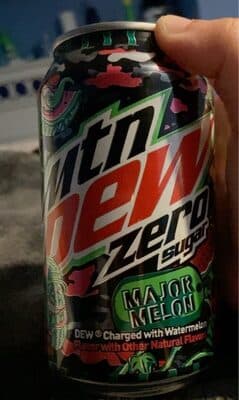Mtn Dew Zero Sugar Major Melon