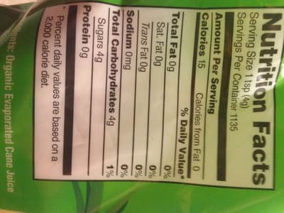 Organic Sugar