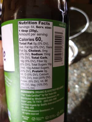 Organic Molasses