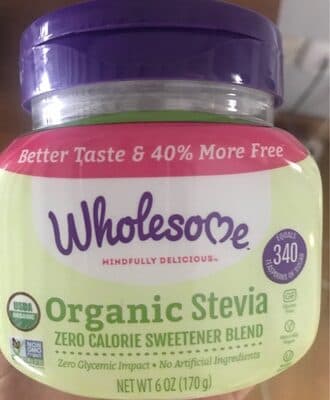 Organic Stevia Zero Calorie Sweetener Blend