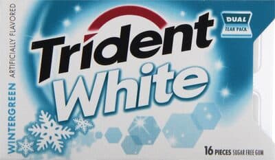 Wintergreen White Sugar Free Gum