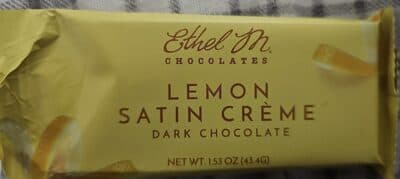 Lemon Satin Creme Dark Chocolate