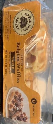 Maple Flavored Authentic Belgian Waffles