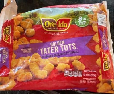 Golden Tater Tots Seasoned Shredded Potatoes