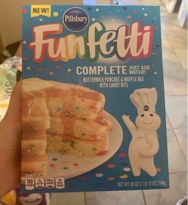 Pillsbury Funfetti Complete Buttermilk Pancake & Waffle Mix with Candy Bits