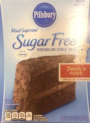 Pillsbury Moist Supreme Sugar Free Devil's Food Cake Mix