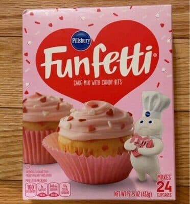 Cake Mix With Candy Bits