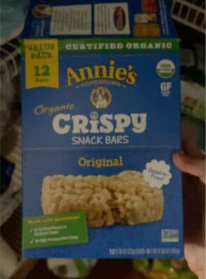 Organic Crispy Snack Bars Original
