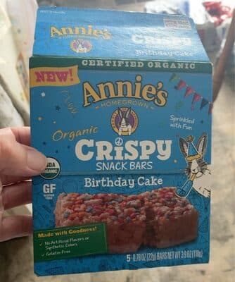 Crispy Snack Bar Birthday Cake