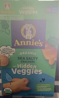 Annie's Organic Sea Salty Baked Snack Crackers
