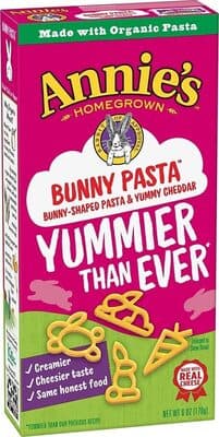 Annie's Yummy Bunnies & Cheddar Pasta & Cheese