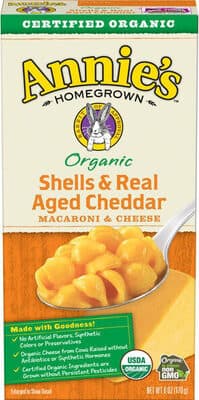MACARONI & CHEESE, SHELLS & REAL AGED CHEDDAR