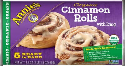 Annie's Organic Cinnamon Rolls With Icing