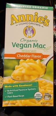 Organic Cheddar Vegan Mac Pasta & Sauce