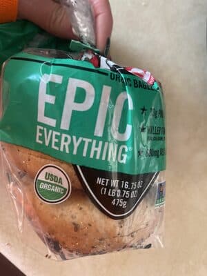 Organic Bagels, Epic Everything