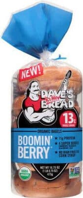 Organic Bagels, Boomin' Berry