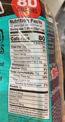 Thin Sliced Sprouted Whole Grains