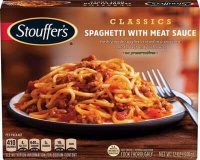 Spaghetti with Meat Sauce Freshly Made Spaghetti Tossed in a Seasoned Tomato, Beef and Pork Sauce