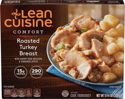 Roasted Turkey Breast with Savory Herb Dressing & Cinnamon Apples