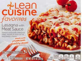 Lasagna With Meat Sauce Layered Pasta With Seasoned Meat, Tomato, Mozzarella & Parmesan Cheese