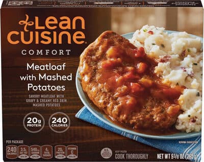 Meatloaf with Mashed Potatoes Savory with Gravy & Creamy Red Skin Mashed Potatoes