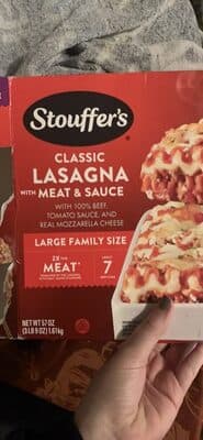 Lasagna with Meat & Sauce