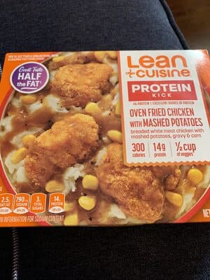 Oven Fried Chicken with Mashed Potatoes