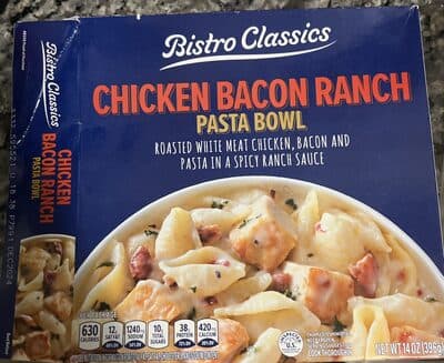 Chicken Bacon Ranch Pasta Bowl
