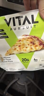 Life Cuisine - Gluten Free Lifestyle Cauliflower Crust Three Cheese Pizza