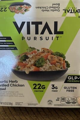 Garlic Herb Grilled Chicken Bowl