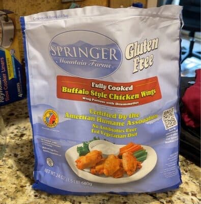 Gluten Free Buffalo Style Chicken Wings