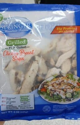 Grilled Fully Cooked Chicken Breast Strips