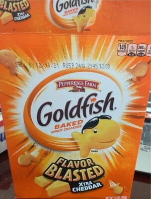Xtra Cheddar Goldfish Box