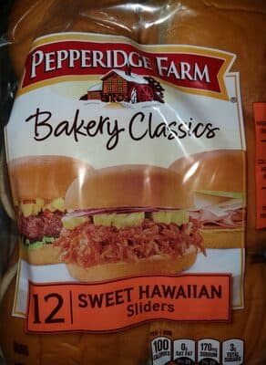 Sweet Hawaiian Sliders Mini Buns