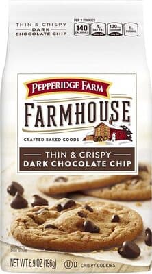 Dark Chocolate Chip Thin & Crispy Cookies
