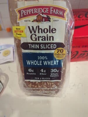 Pepperidge Farm Whole Grain Thin Sliced Bread