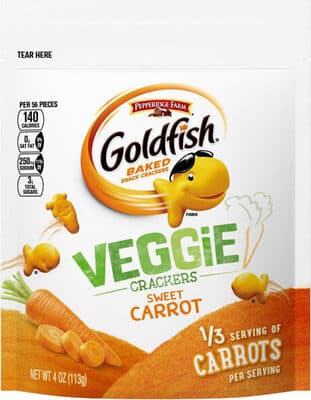 Sweet Carrot Veggie Bake Snack Crackers