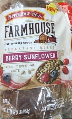 Berry Sunflower Breakfast Bread
