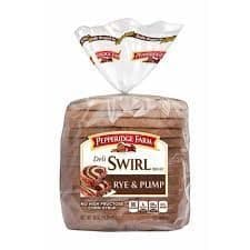Jewish Rye & Pumpernickel Deli Swirl Bread