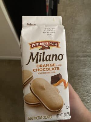 Orange Chocolate Flavored Distinctive Cookies