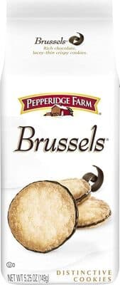 Dark Chocolate Brussels Distinctive Cookies