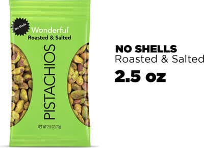 Roasted & Salted No Shells Pistachios