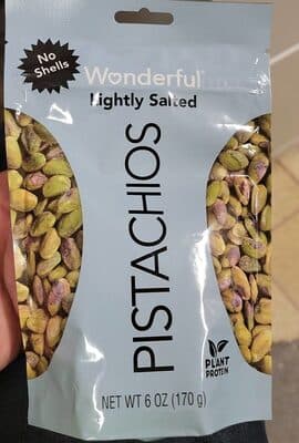 Lightly Salted No Shells Pistachios