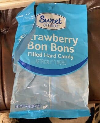 Strawberry Bon Bons Filled Hard Candy