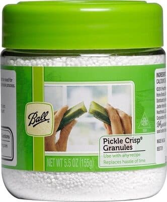 Pickle crisp granules