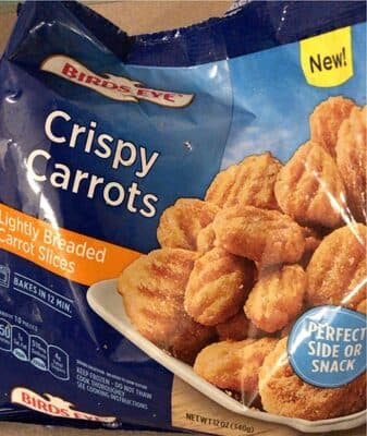 Lightly Breaded Crispy Carrot Slices